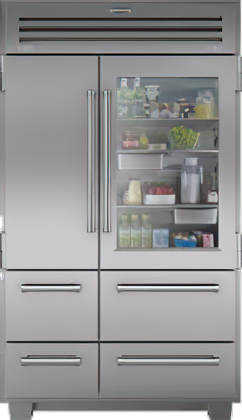 Sub-Zero 48 PRO Refrigerator/Freezer with Glass Door (PRO4850G)